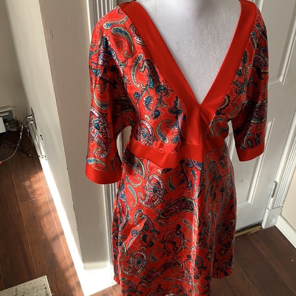 Multicolored Kimono styled dress. - Picture 11 of 11